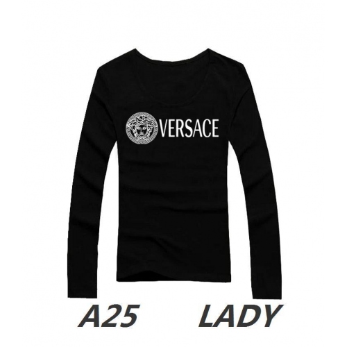 Versace T-Shirts For Women Long Sleeved #135776