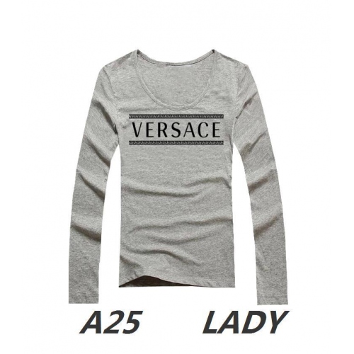 Versace T-Shirts For Women Long Sleeved #135794