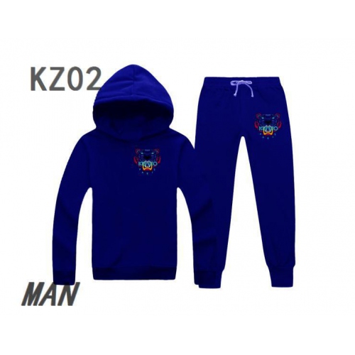 KENZO Tracksuits For Men Long Sleeved #215291 $60.00 USD, Wholesale Replica Kenzo Tracksuits