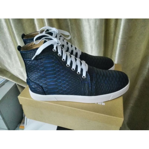 Christian Louboutin CL High Tops Shoes For Men #227030 $98.00 USD, Wholesale Replica Christian Louboutin High Top Shoes
