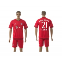 Bayern Football Tracksuits In 15 & 16 Thai Version For Men Short Sleeved #223816