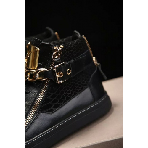 Replica Giuseppe Zanotti GZ High Tops Shoes For Men #230863 $150.90 USD for Wholesale