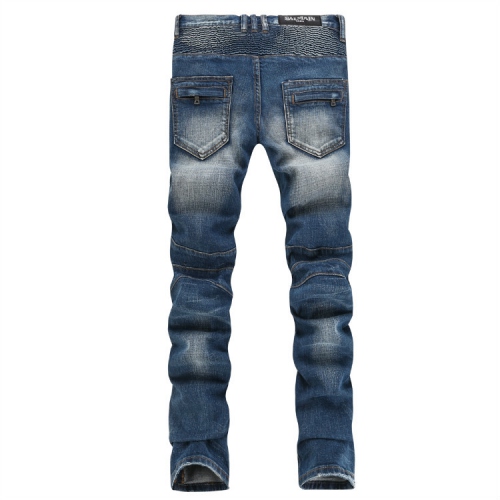 Replica Balmain Jeans For Men Trousers #238686 $64.00 USD for Wholesale