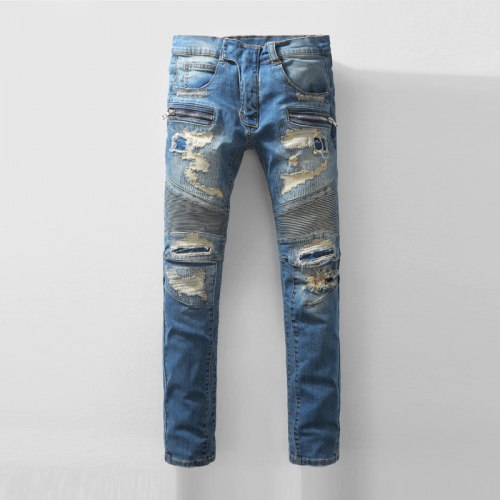 Balmain Jeans For Men Trousers #238688 $68.00 USD, Wholesale Replica Balmain Jeans