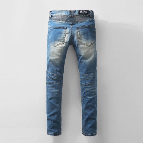Replica Balmain Jeans For Men Trousers #238688 $68.00 USD for Wholesale