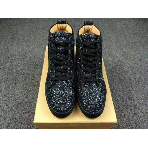 Replica Christian Louboutin CL High Tops Shoes For Men #238762 $98.00 USD for Wholesale