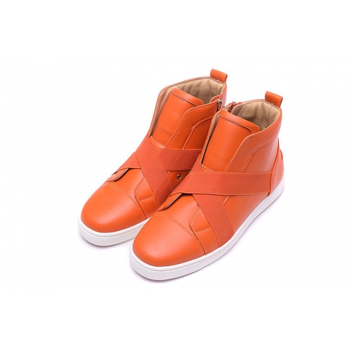 Replica Christian Louboutin CL High Tops Shoes For Men #257222 $100.00 USD for Wholesale