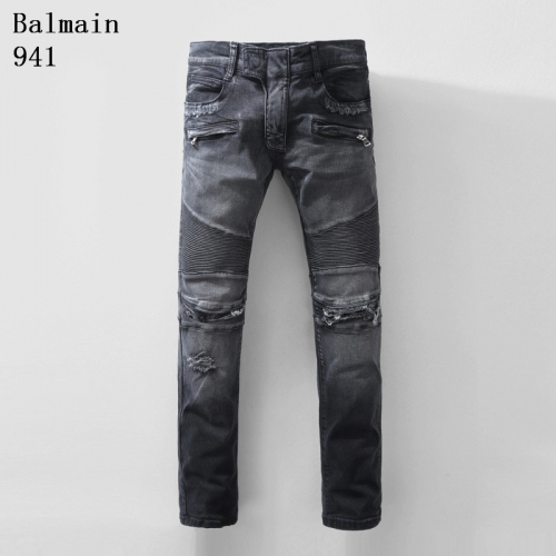 Balmain Jeans For Men Trousers #260896 $72.00 USD, Wholesale Replica Balmain Jeans