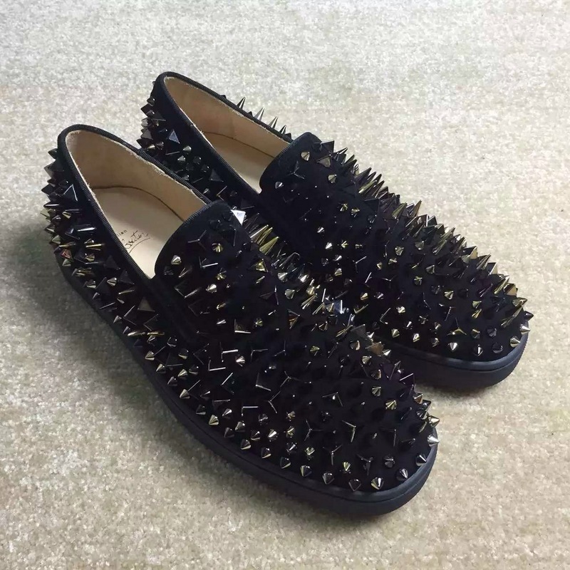 louboutin slip ons
