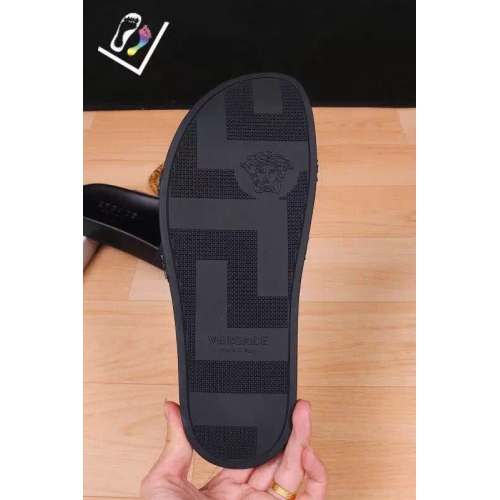 Replica Versace Slippers For Men #262176 $40.00 USD for Wholesale