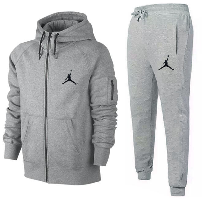 grey jordan tracksuit mens