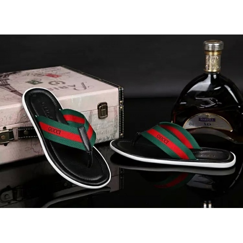 Replica Gucci Slippers For Men #286461 $42.50 USD for Wholesale