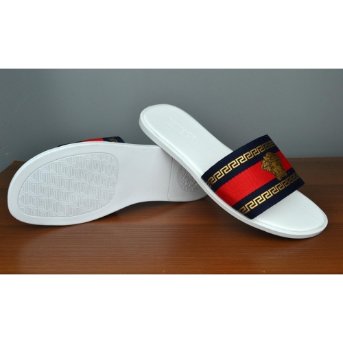 Replica Versace Slippers For Men #287840 $42.80 USD for Wholesale