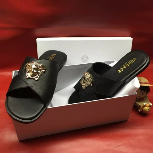 Replica Versace Slippers For Men #287845 $42.80 USD for Wholesale