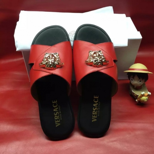 Replica Versace Slippers For Men #287846 $42.80 USD for Wholesale