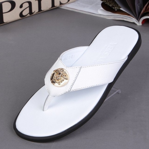 Replica Versace Slippers For Men #287857 $42.80 USD for Wholesale
