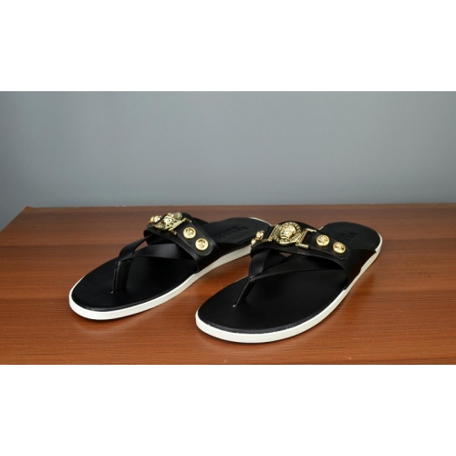 Versace Slippers For Men #287861 $42.80 USD, Wholesale Replica Versace Slippers