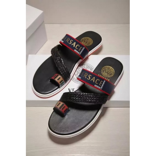 Versace Slippers For Men #289404 $42.80 USD, Wholesale Replica Versace Slippers