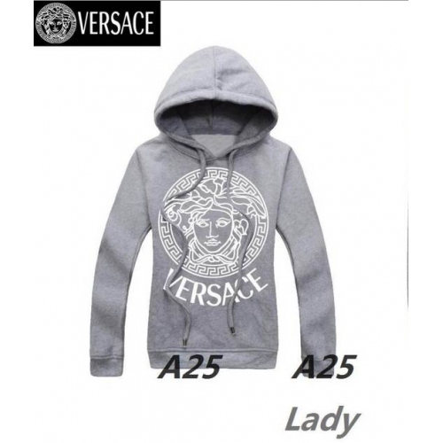 Versace Hoodies Long Sleeved For Women #297561 $40.00 USD, Wholesale Replica Versace Hoodies