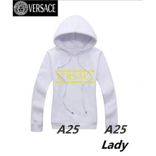 Versace Hoodies Long Sleeved For Women #297583 $40.00 USD, Wholesale Replica Versace Hoodies