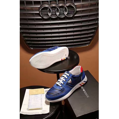 Replica Armani Fashion Shoes For Men #311583 $81.60 USD for Wholesale
