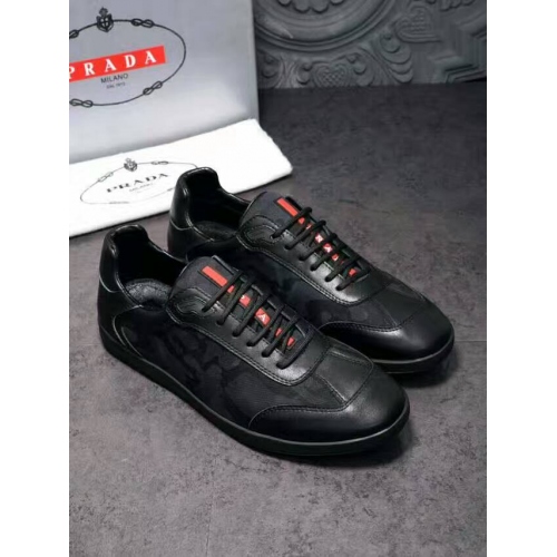 Prada Casual Shoes For Men #313556 $81.00 USD, Wholesale Replica Prada Flat Shoes