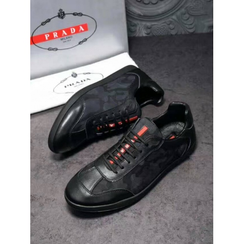 Replica Prada Casual Shoes For Men #313556 $81.00 USD for Wholesale
