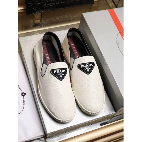 Replica Prada Casual Shoes For Men #317539 $80.00 USD for Wholesale