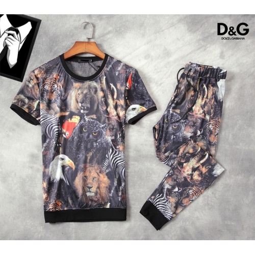 Dolce &amp; Gabbana D&amp;G Tracksuits Short Sleeved For Men #319713 $60.00 USD, Wholesale Replica Dolce &amp; Gabbana D&amp;G Tracksuits