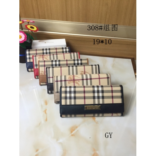 Replica Burberry Wallets #319892 $16.80 USD for Wholesale