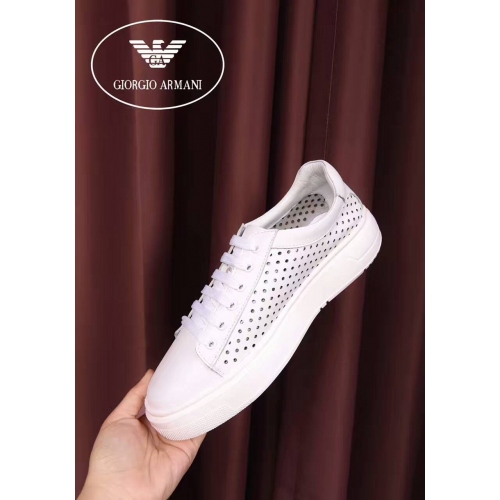 Replica Armani Casual Shoes For Men #320116 $81.00 USD for Wholesale