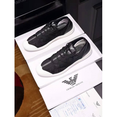 Replica Armani Casual Shoes For Men #320118 $81.00 USD for Wholesale