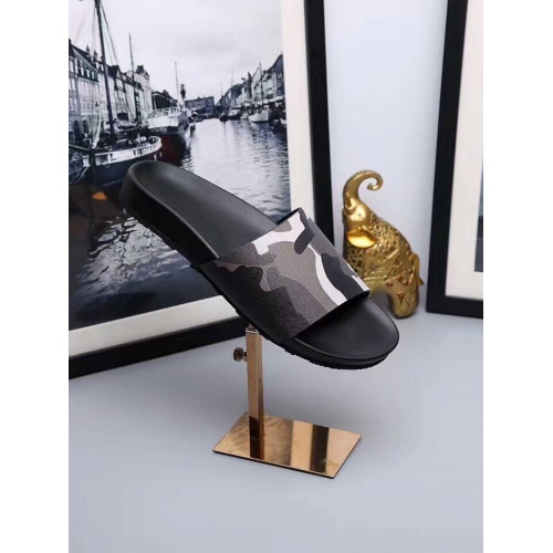 Replica Valentino Slippers For Men #320714 $52.00 USD for Wholesale