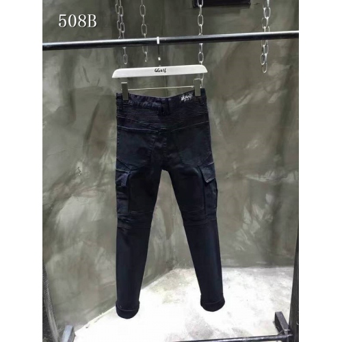 Replica Balmain Jeans For Men #321207 $72.00 USD for Wholesale