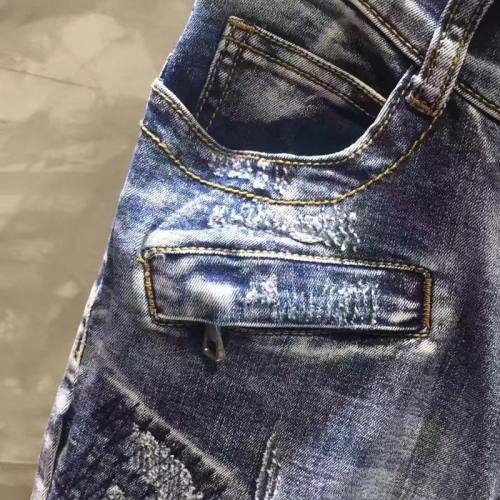 Replica Balmain Jeans For Men #321209 $72.00 USD for Wholesale