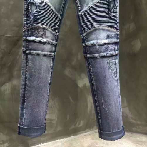 Replica Balmain Jeans For Men #321209 $68.00 USD for Wholesale