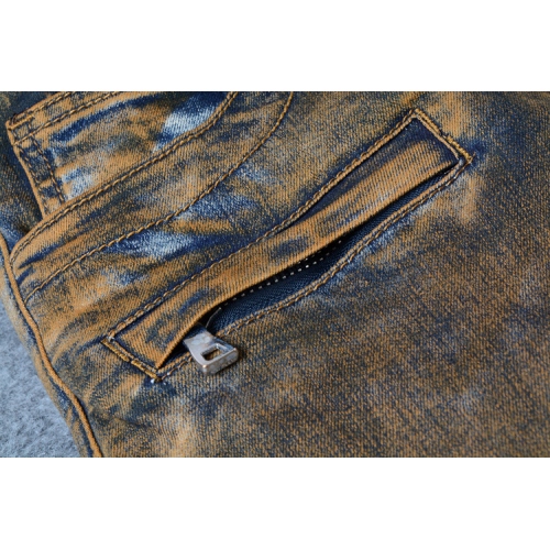 Replica Balmain Jeans For Men #321224 $64.00 USD for Wholesale