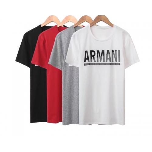 Replica Armani T-Shirts Short Sleeved For Men #321723 $26.50 USD for Wholesale