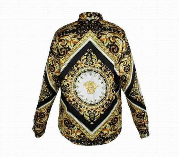 Replica Versace Fashion Shirts Long Sleeved For Men #323340 $40.00 USD for Wholesale