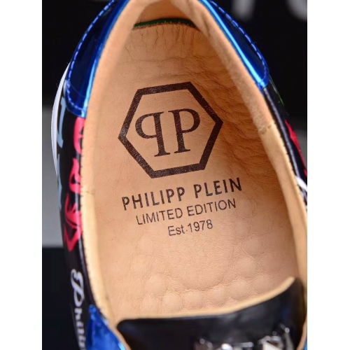 Replica Philipp Plein PP Leather Shoes For Men #329425 $78.00 USD for Wholesale