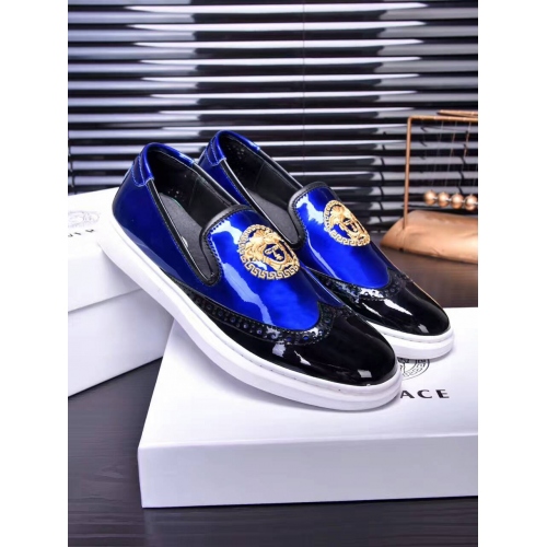 Replica Versace Casual Shoes For Men #329497 $80.80 USD for Wholesale