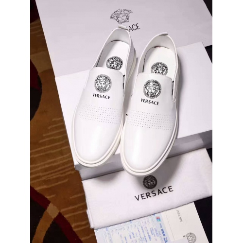 Replica Versace Casual Shoes For Men #329501 $80.80 USD for Wholesale