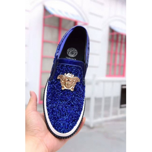 Replica Versace Casual Shoes For Men #329503 $80.80 USD for Wholesale