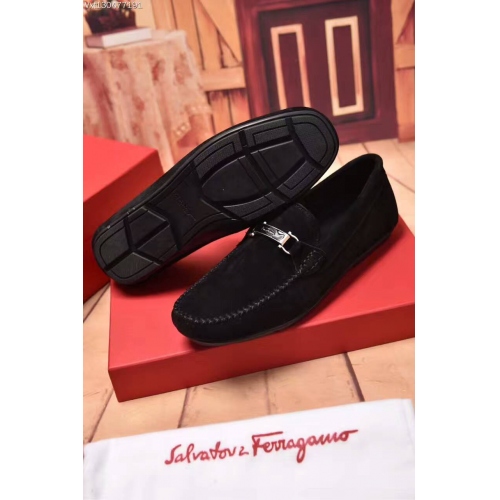 Salvatore Ferragamo SF Leather Shoes For Men #331225 $81.00 USD, Wholesale Replica Salvatore Ferragamo Leather Shoes