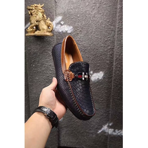 Replica Salvatore Ferragamo SF Leather Shoes For Men #332645 $85.00 USD for Wholesale