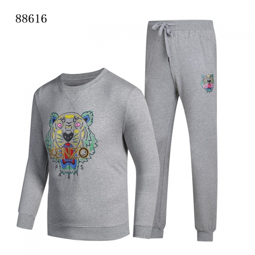 Kenzo Tracksuits Long Sleeved For Men #333244 $64.00 USD, Wholesale Replica Kenzo Tracksuits