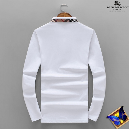 Replica Burberry T-Shirts Long Sleeved For Men #333252 $33.80 USD for Wholesale