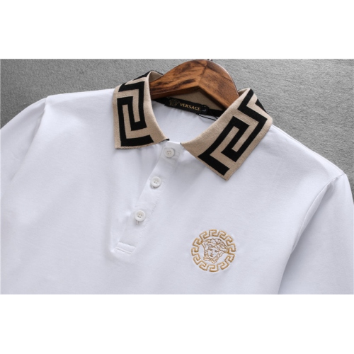 Replica Versace T-Shirts Long Sleeved For Men #333256 $33.80 USD for Wholesale