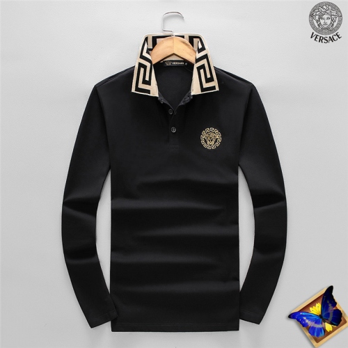 Versace T-Shirts Long Sleeved For Men #333257 $33.80 USD, Wholesale Replica Versace T-Shirts