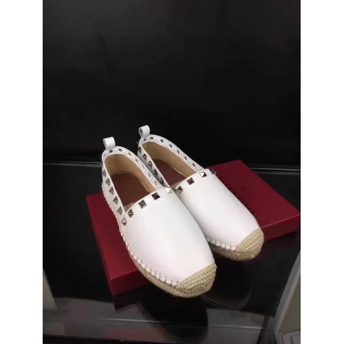 Valentino Flat Shoes For Women #336529 $75.00 USD, Wholesale Replica Valentino Flat Shoes